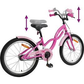 vidaXL Kinderfahrrad 18 Zoll rosa