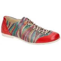 Eject Fluffy Schuhe rot bunt gestreift 20.932 für Damen, bunt, Gr. 42