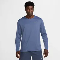 Nike Miler Dri-Fit UV Herren Sweatshirt, blau - US: