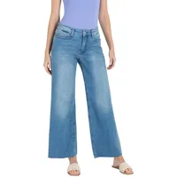 MAC Wide Leg Jeans Straight Fit in hellblau-D36 /