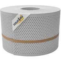 zaunzu® zaun|zu® Sichtschutzstreifen PP Premium Gelocht 20 Prozent Streifen Lichtgrau 50m