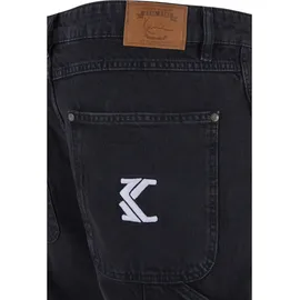Karl Kani KMI-PL063-001-03 Retro Baggy Workwear Denim Schwarz 34