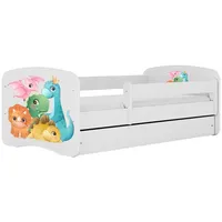 Raumhirsch furniture Kinderbett, Weiß, Holzwerkstoff, Holzwerkstoff, 1 Schubladen, 80x160