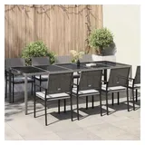vidaXL Gartentisch 250 x 100 x 75 cm Grau