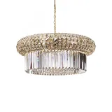 Ideal Lux Nabucco 18-flammig Ø 70 cm Gold/transparente