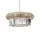 Ideal Lux Nabucco 18-flammig Ø 70 cm Gold/transparente
