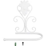 Handtuchhalter, Weiß, Küchenrollenhalter Ohne Bohren – Nudelholzhalter Für Kuchen – Crezuo