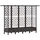 vidaXL Hochbeet mit Rankgitter und Dach 202,5 x 40 x 127 cm Braun