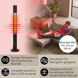 Blumfeldt Heat Guru Plus Infrarot schwarz