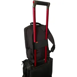 TRIZAND Reiserucksack für Flugzeug Fluggesellschaften konform Robust Bordgepäck 20 Liter Schwarz 24310