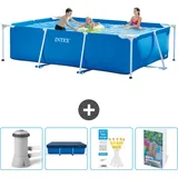 Rechteckiger Frame Pool - 300x200x75 Cm - 5-teilig  Scb129