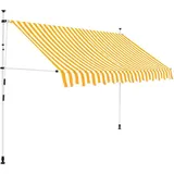 Markise mit Handkurbel Klemmmarkise Balkonmarkise mehrere Auswahl vidaXL