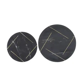 Sofa.de Beistelltisch Grau Marmor 50 x 50 x 50 cm