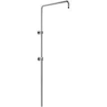 Fortis Ersatz-Brauserohr für Duschsysteme, Brausestange rund, höhenverstellbar, 51902SDSPC,