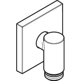 Hansgrohe AXOR Wall outlet Fine Wandanschluss 36738700 eckig G1/2" Mattweiß