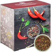 Corasol Premium Chili & Pfeffer Adventskalender mit 12 Chili & 12 Pfeffersorten, die Gewürz Gourmet Geschenkidee für Männer (149 g)