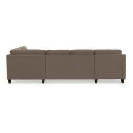 sit&more Wohnlandschaft SIT & MORE "Farö U-Form", grau (taupe), B:325cm H:90cm T:187cm, Sofas, Wohnlandschaft, inklusive Federkern, wahlweise mit Bettfunktion und Bettkasten