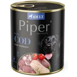 PIPER Nassfutter mit Kabeljau und Tomate für Hunde 800 g