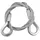 Eurolite Stahlseil 600x3mm silber mit Kausche