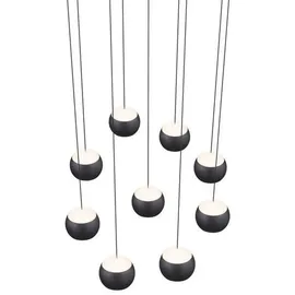 Musterring Leuchten LED-Pendelleuchte Cannon Metall Schwarz