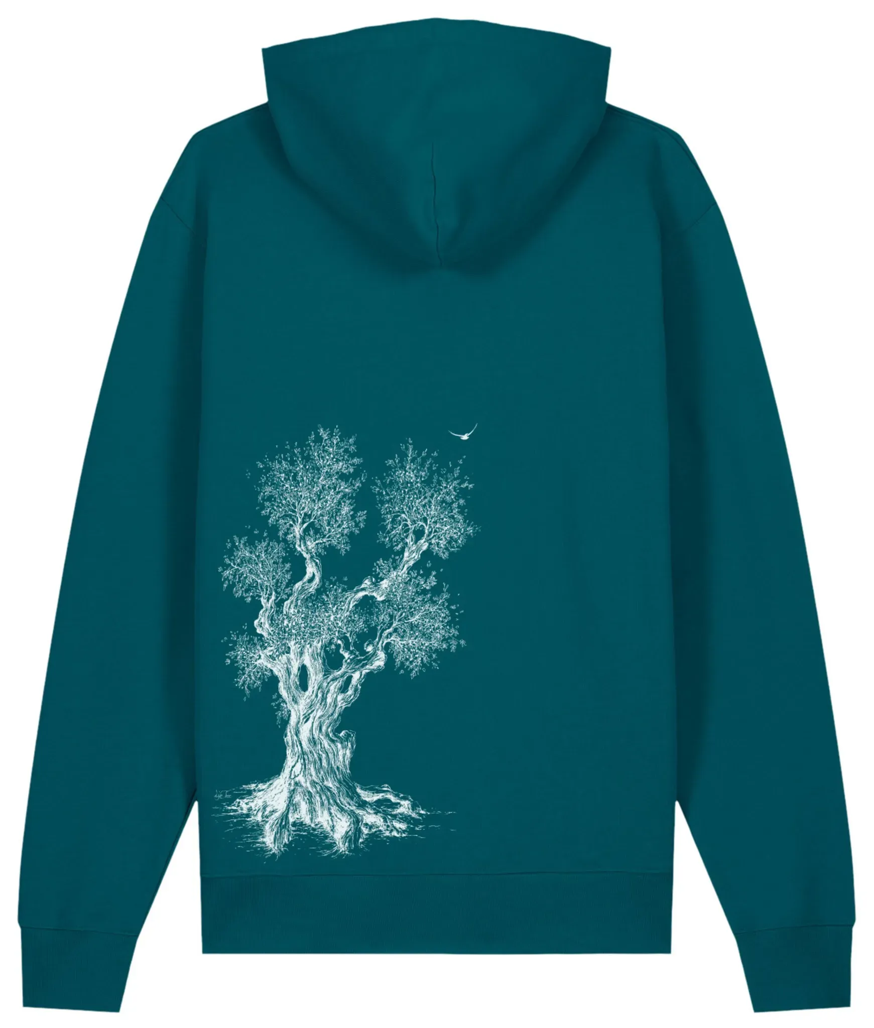 Life-Tree Hoodie Olive Tree, stargazer blue, S