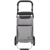 Franky Einkaufstrolley ER10 54 l Schwarz/Weiß