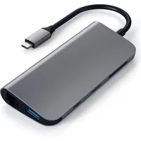 Satechi USB-C Multimedia Adapter Space gray,