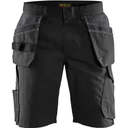 Service Shorts mit Nageltaschen "1494" - C52 - schwarz/dunkelgrau