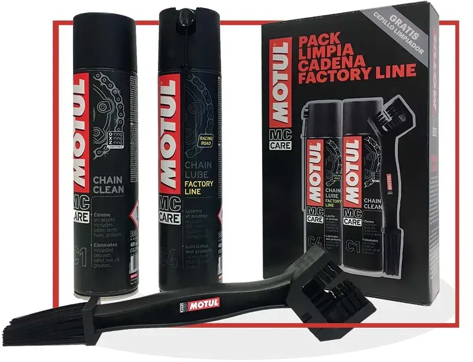 Motul Factory Line 400ml Chain Reinigungsset - Black - One Size
