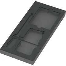 WERA 9850 Schaumstoffeinlage Kraftform Kompakt Tool-Check PLUS Set 1,