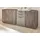 furn.design Sideboard Kommode Eiche grau Wohn Esszimmer Anrichte 200 cm mit Soft-Close Piano