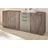 furn.design Sideboard Kommode Eiche grau Wohn Esszimmer Anrichte 200 cm mit Soft-Close Piano