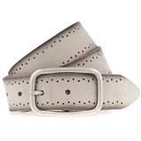 Mustang Damengürtel Leder 3,5 cm beige 75