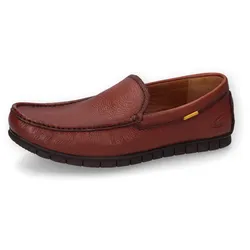 Mokassin CAMEL ACTIVE, Herren, Gr. 44, braun (cognac), Nappaleder, klassisch, Schuhe, Slipper, Business Schuh, Autofahrer Schuh zum Schlupfen