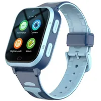 Fitonme 4G Kinder Smartwatch GPS Tracker, wasserdichte Telefon Uhr mit Videoanruf, SOS, WLAN, Bluetooth, Kamera, Schrittzähler, Geofence für Jungen und Mädchen Blau