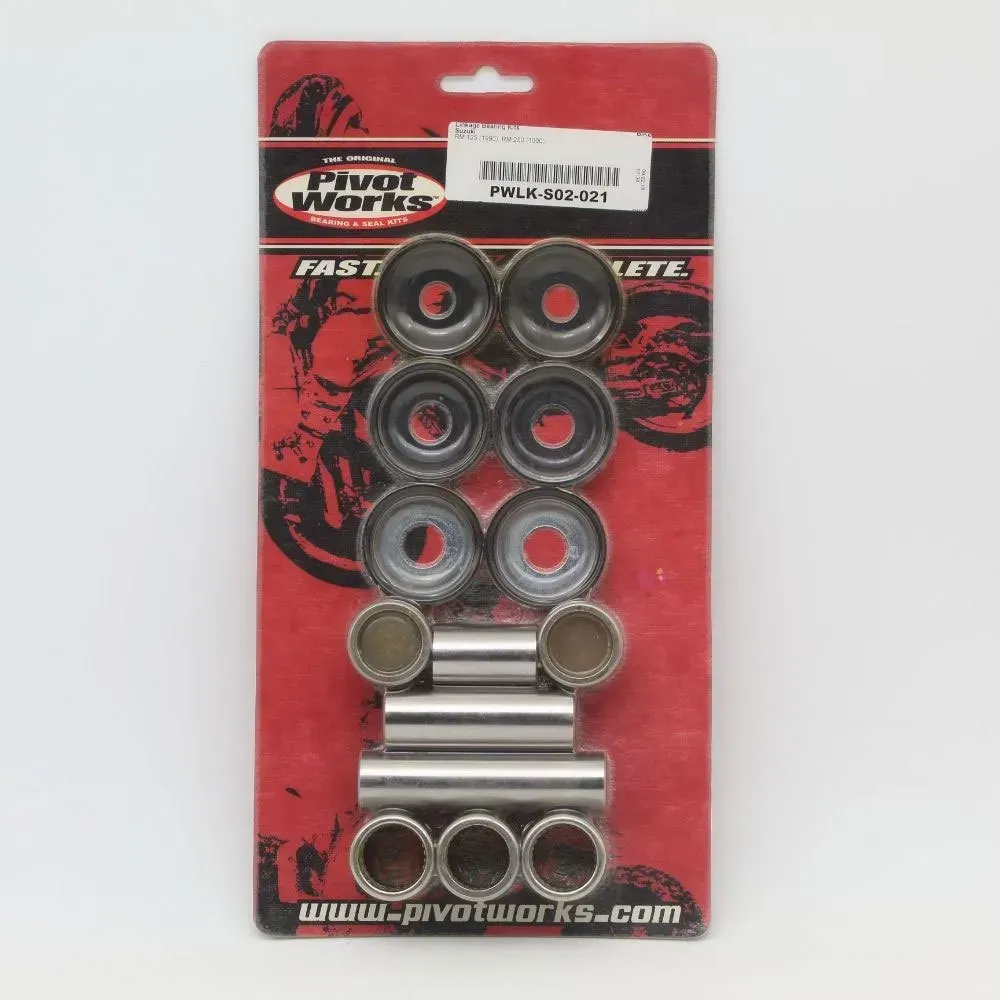 Pivot Works Suzuki Rm 125-250 90 Umlenkhebel-reparatursatz - Silver - One Size