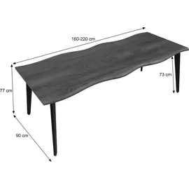 MCW MCW-O60 160-220 x 76 x 90 cm Walnuss-Optik
