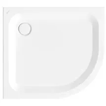 Bette BetteCorner Viertelkreis-Duschwanne, ungleichschenklig, mit BetteGlasur Plus, 900x800x35mm, 5404000PLUS Farbe: Weiß