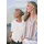 GOLDNER Strickjacke Kurzgröße Damen Cardigan Pink 22