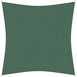sunprotect 83211 Professional Sonnensegel, 5 x 5 m, Quadrat, Wind- & wasserdurchlässig, grün
