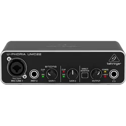 Behringer UMC22 - Audio - 500 g - Schwarz