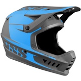 IXS Xact Evo Integralhelm für Mountainbike/E-Bike/BMX, Ocean-Graphit, LXL (60-62cm)