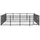 vidaXL Outdoor-Hundezwinger Stahl 15,05 m2