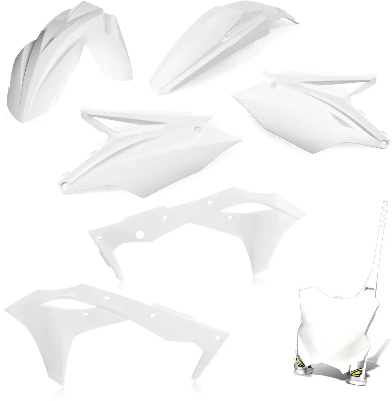 CYC 5 PLAS KIT HON CRF450RX 17 - Blanc