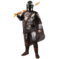 Rubie ́s Kostüm Star Wars – The Mandalorian Kostüm Deluxe, Der mandalorianische Kopfgeldjäger aus der eigenen Star Wars-Serie braun XL