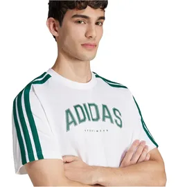 adidas Codes Collegiate Linear Graphic weiß M