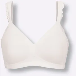 NATURANA NATURANA, Damen, Gr. 85, Cup D, ecru, 81% Polyamid, 19% Elasthan, Cup:13% Elasthan, 87% Polyamid, Spitze:11% Elasthan, 89% Polyamid, BHs, Schalen-BH