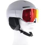 Salomon Osmo Sigma Helm Mit Visier - White - 59-62 cm