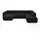 Atlantic Home Collection Wohnlandschaft/Ecksofa Bulky, U-Form", grau anthrazit