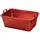 Lockweiler Wanne 62 x 42,5 x 25 cm 1-tlg. rot